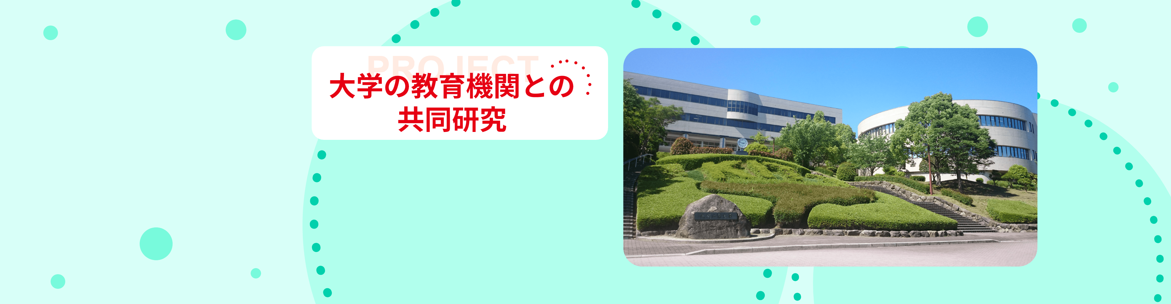 大学の教育機関との共同研究